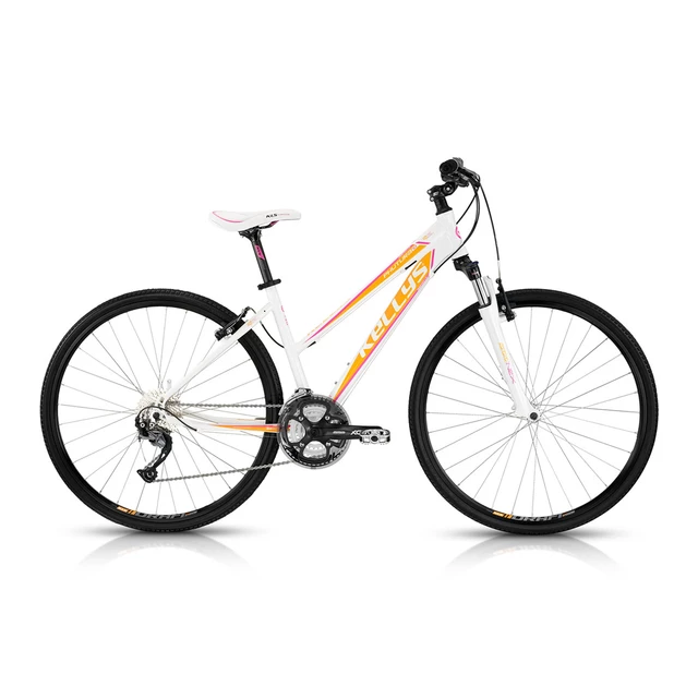 Crossový bicykel KELLYS Phuture 10 - model 2015 - bielo-oranžová