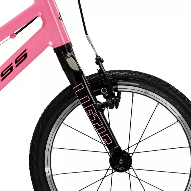 Dětské kolo Kross Liftie 16" - model 2025 - růžová / černá / lesk