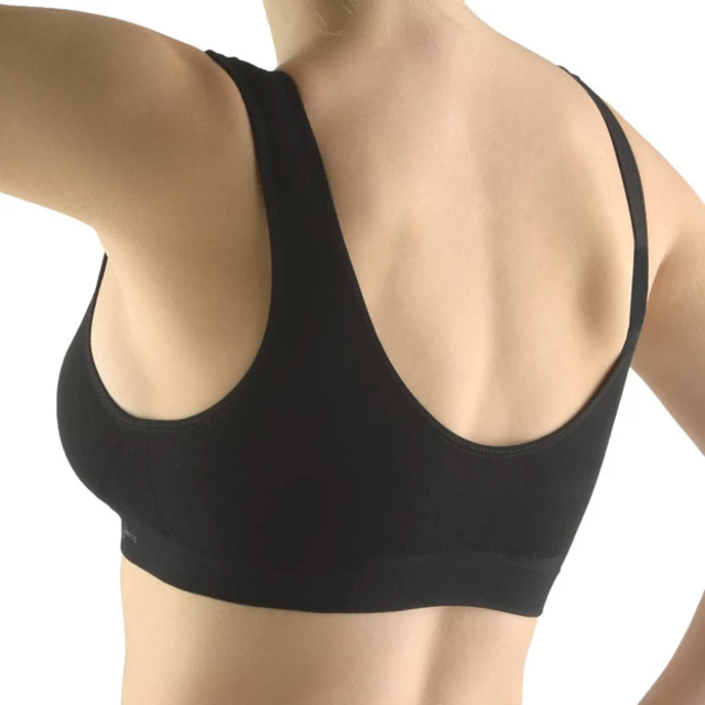 Bra with Wide Shoulder Straps EcoBamboo - Black