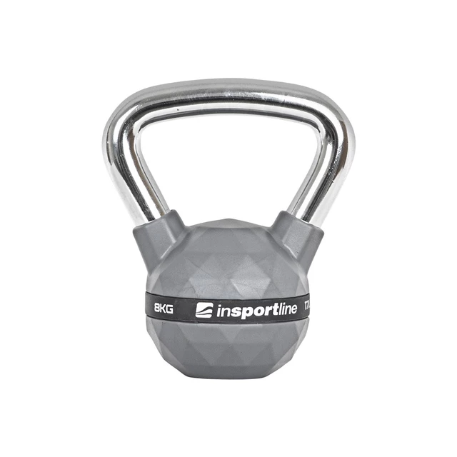 Rubber-Coated Kettlebell inSPORTline PU 8 kg