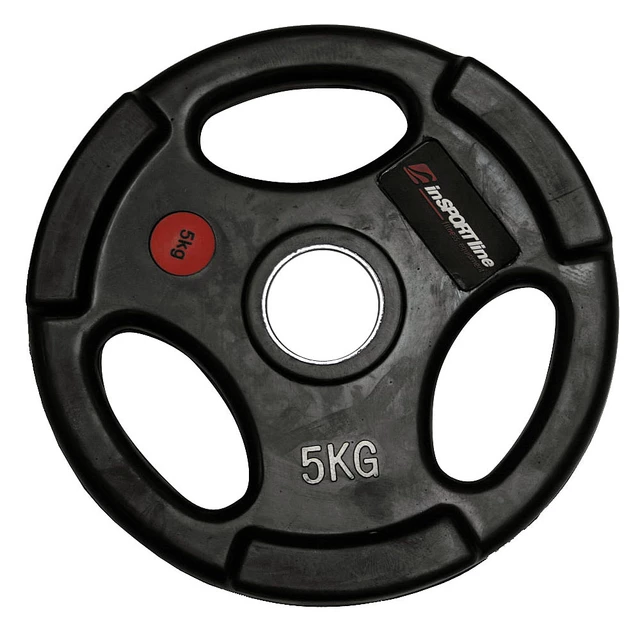 Pogumovaný kotouč inSPORTline Ergo 5kg 30 mm