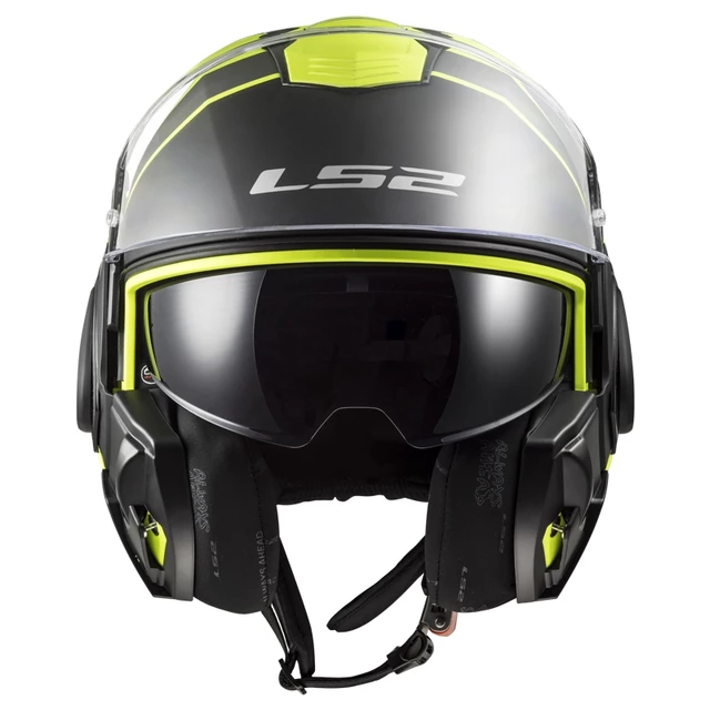 LS2 FF399 Valiant Lumen / H-V Yellow Motorradklapphelm