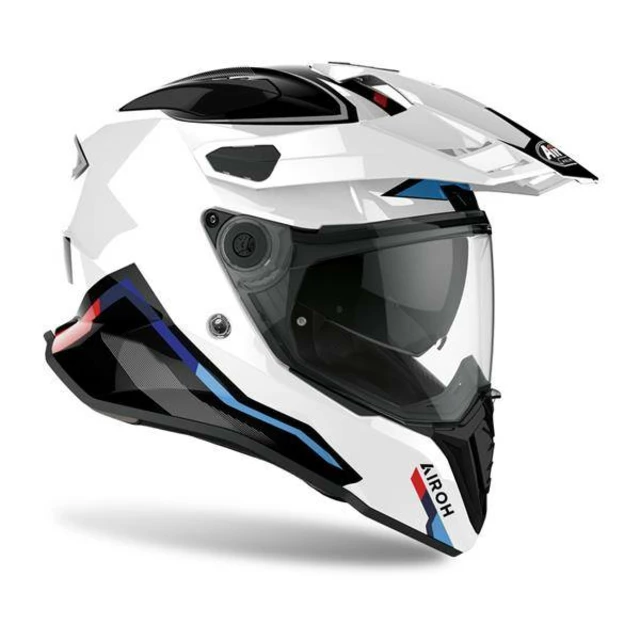 Motorcycle Helmet Airoh Commander Factor Glossy White