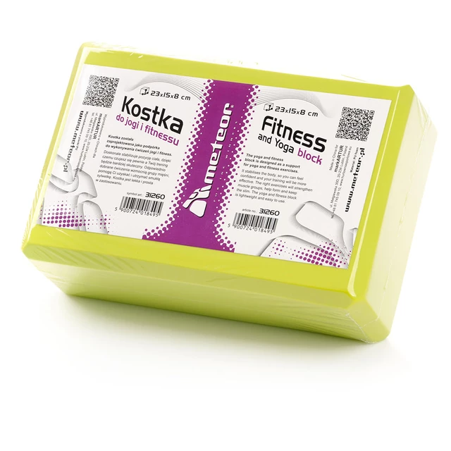 Jóga blok Meteor Fitness Block