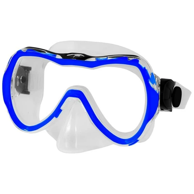 Aqua-Speed Enzo Kindertaucherbrille mit Samos Schnorchel blau