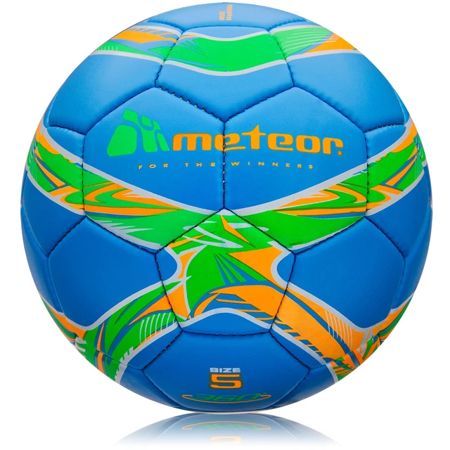 Futbalová lopta Meteor 360 Mat HS modrá veľ. 5