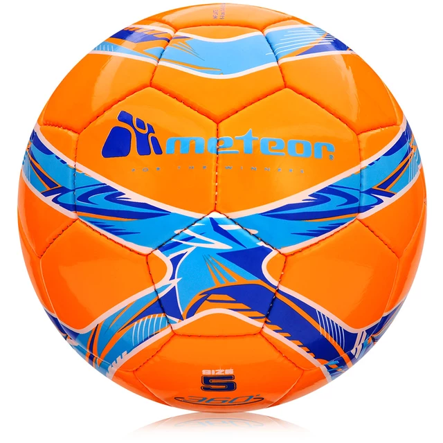 Meteor 360 Shiny HS Fußball - orange Größe 5