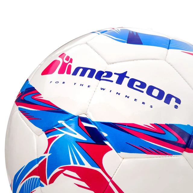 Futbalová lopta Meteor 360 Shiny MS biela veľ. 5