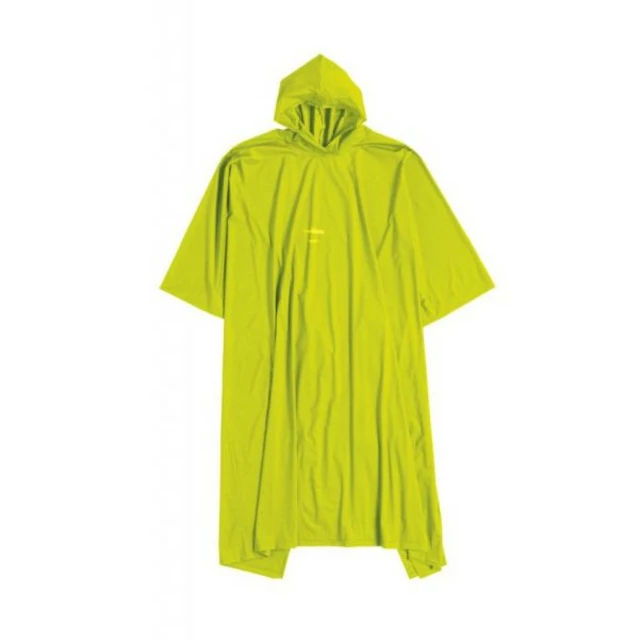 FERRINO Poncho Regenponcho - rot - Limetttengrün