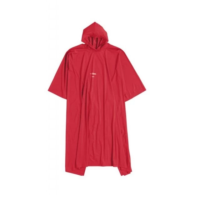 FERRINO Poncho Regenponcho - Limetttengrün - rot