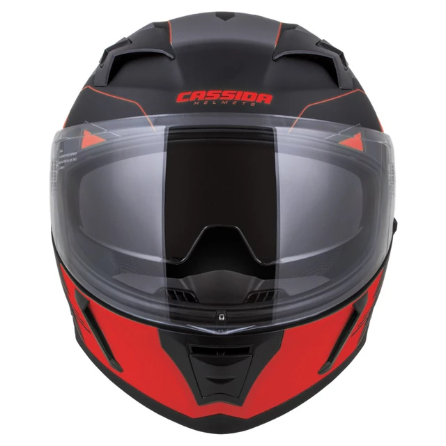 Cassida Integral 3.0 RoxoR Motorradhelm - schwarz matt/gelb hivis/grau