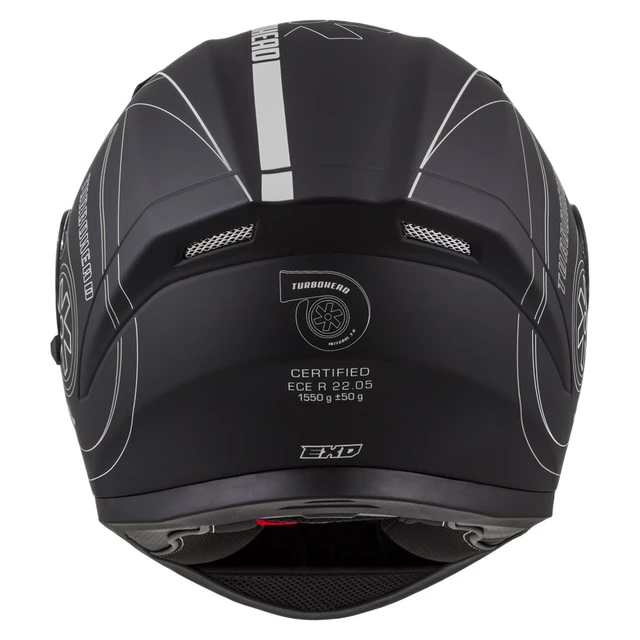 Cassida Integral 3.0 Turbohead Motorradhelm - schwarz matt/silbern