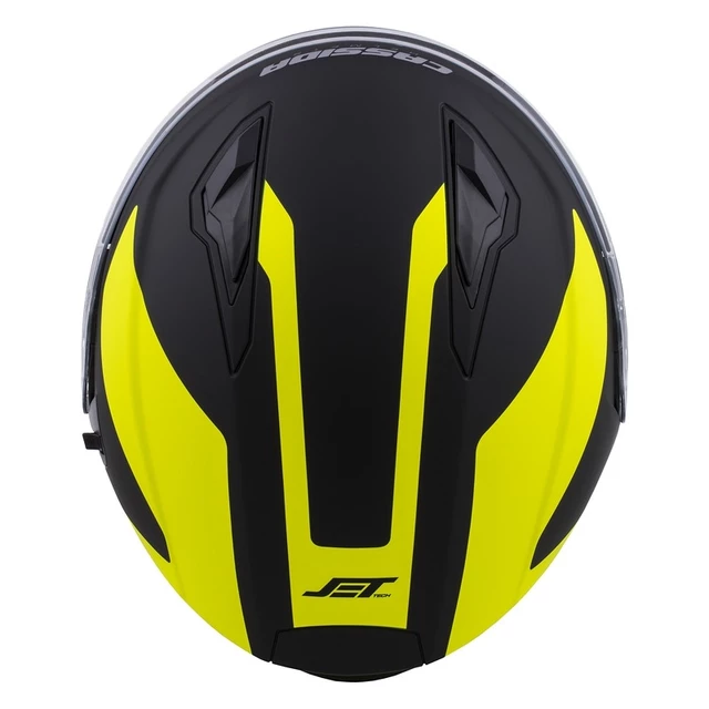 Cassida Jet Tech Corso Motorradhelm - schwarz/weiss