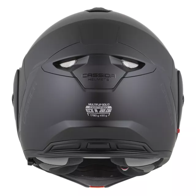 Překlopná přilba Cassida MultiFlip Solid BlackOut P/J - černá matná/černá