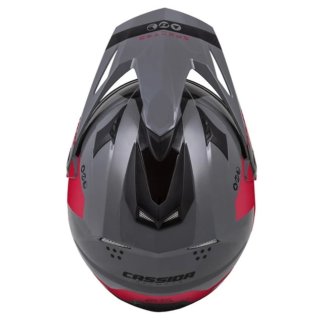 Cassida Tour 1.1 Spectre Motorradhelm - grün army matt/grau/schwarz