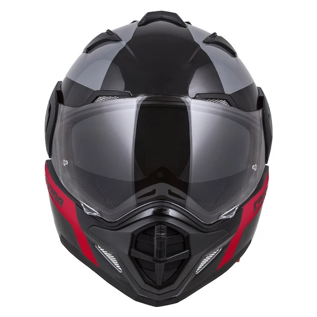 Cassida Tour 1.1 Spectre Motorradhelm - grün army matt/grau/schwarz