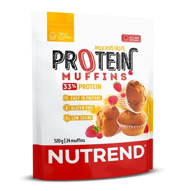 Zmes pre prípravu muffinov Nutrend Protein Muffins 520g