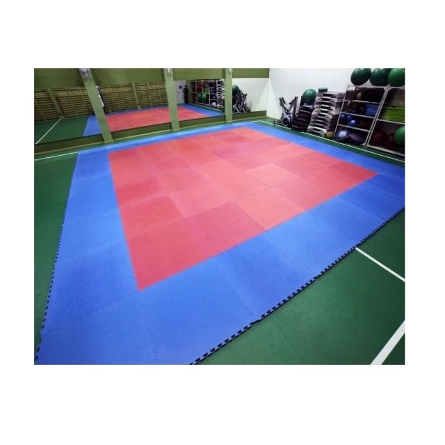 Mata fitness do ćwiczeń puzzle inSPORTline Berqua 100x100x2 cm