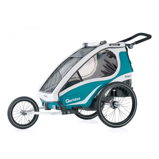 Multifunctional Bicycle Trailer Qeridoo KidGoo 2 2019 - Aquamarine