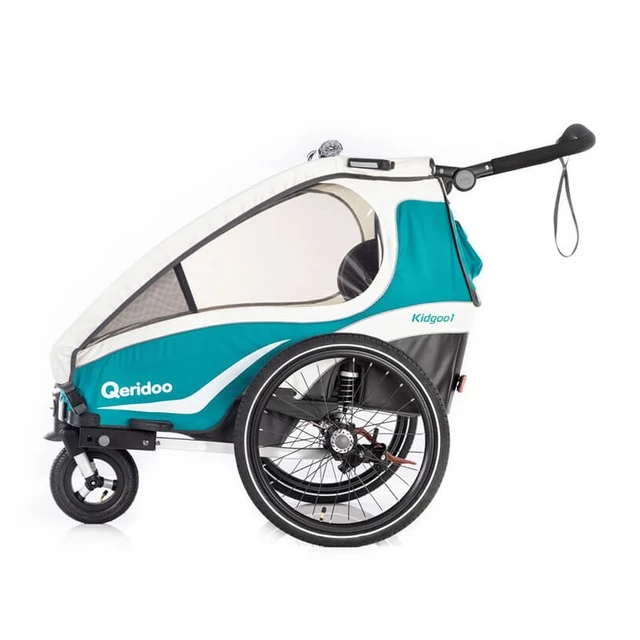 Multifunctional Bicycle Trailer Qeridoo KidGoo 2 2019 - Aquamarine