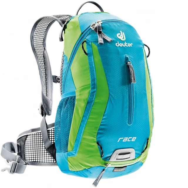 Cycling Backpack DEUTER Race X 2016 - Grey-White - Blue-Green