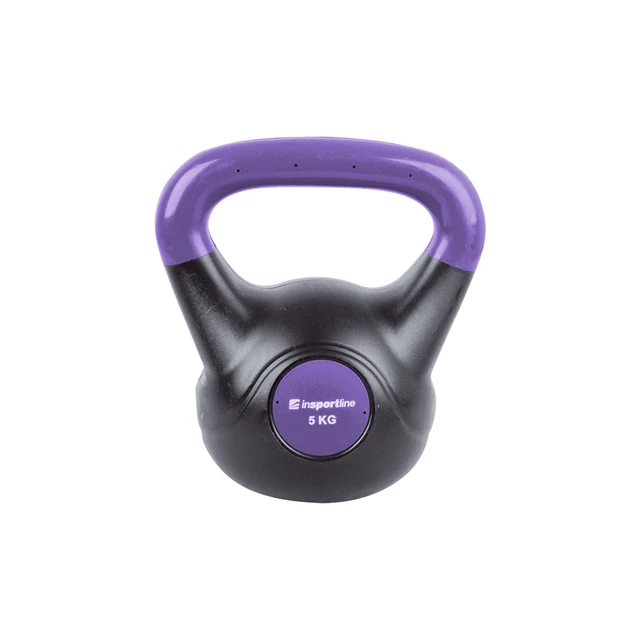 Kettlebell hantla bitumiczna inSPORTline Dark 5 kg