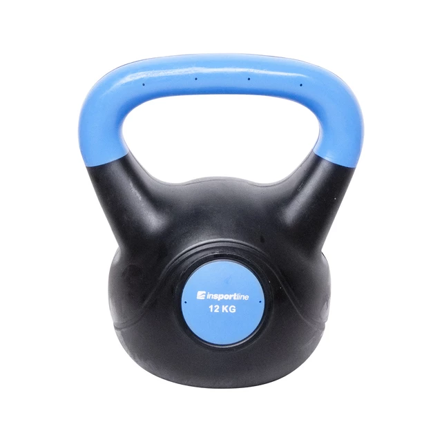 Hantla bitumiczna inSPORTline Kettlebell Dark 12 kg