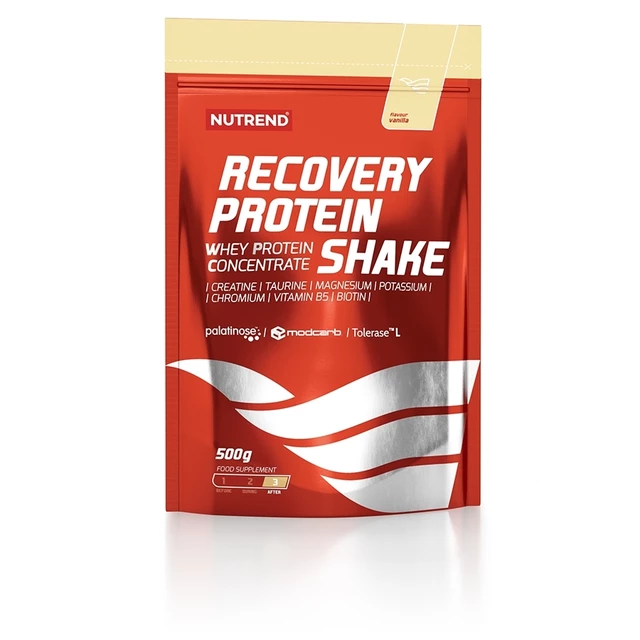 Proteínový koncentrát Nutrend Recovery Protein Shake 500g - vanilka