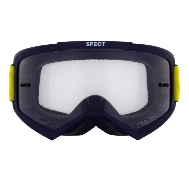 Motocross Goggles Red Bull Spect Evan, Matte Blue, Clear Lens