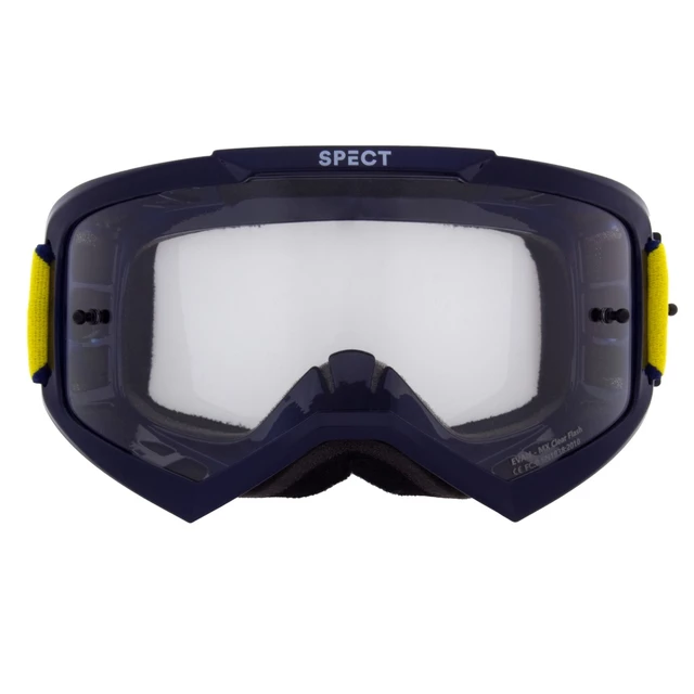 Motocross Goggles Red Bull Spect Evan, Blue, Clear Lens