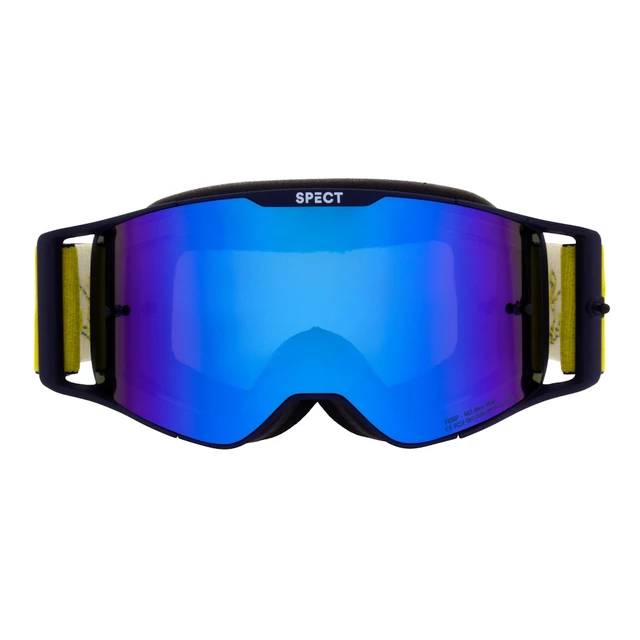Motocross Goggles Red Bull Spect Torp, Matte Blue, Blue Mirrored Lens