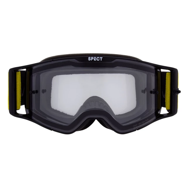 Motocross Goggles Red Bull Spect Torp, Black, Clear Lens