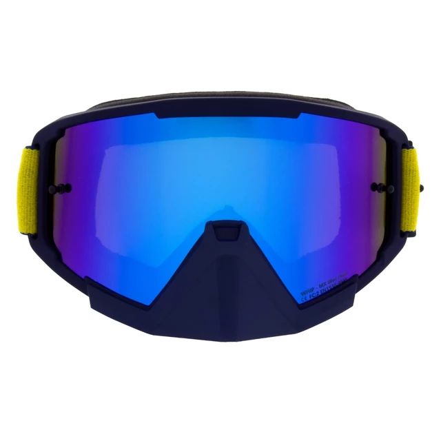 Motocross Goggles Red Bull Spect Whip, Matte Blue, Blue Mirrored Lens