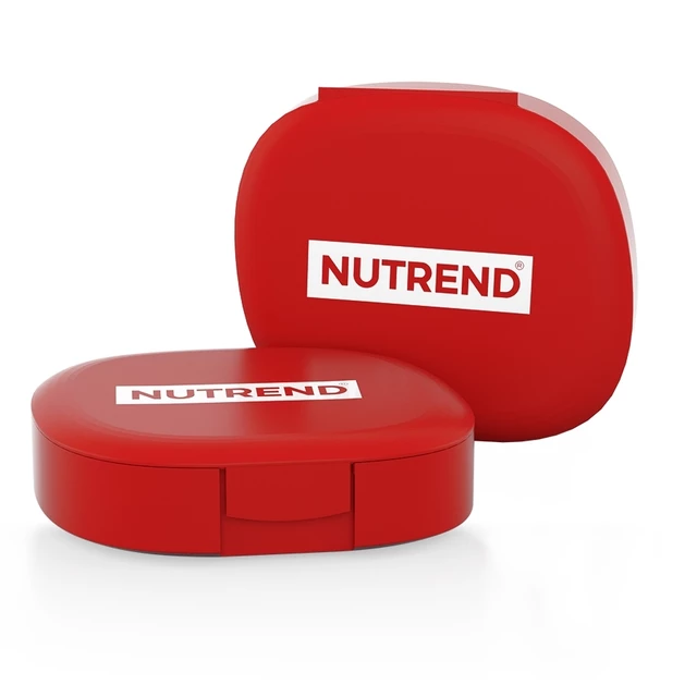 Box na tablety Nutrend Pill Box - červená - červená