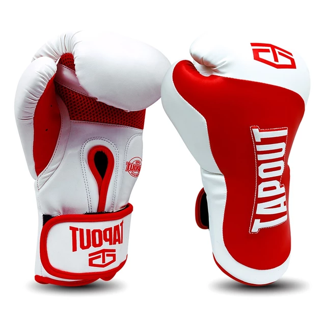 Boxkesztyű Tapout Scorpio PU - piros-fehér - piros-fehér