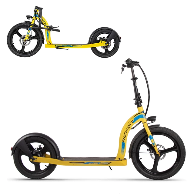 E-Scooter W-TEC Richbit 20/16” - Blue - Yellow