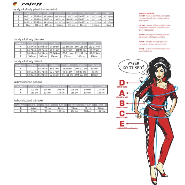 Dámské motocyklové kalhoty ROLEFF Kodra