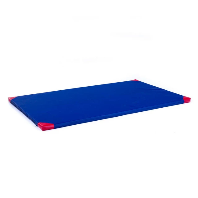 Gimnastična blazina inSPORTline Roshar T90 200x120x5 cm - rdeča - modra