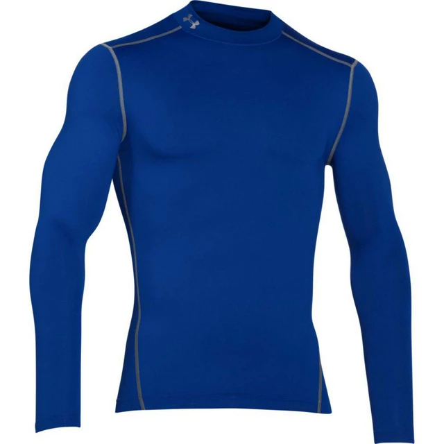 Men’s Compression T-Shirt Under Amour ColdGear Mock - Royal