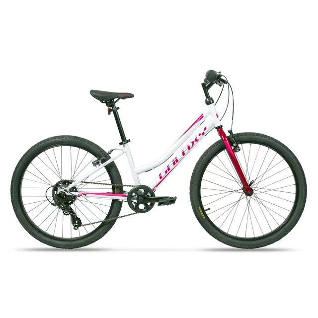 Juniorské dívčí kolo Galaxy Ruby 24" 9.0 - bílá
