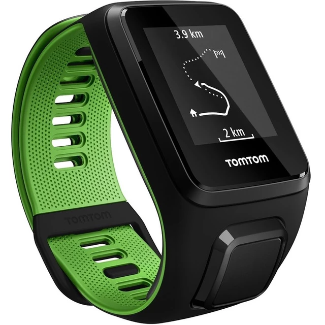 Fitness Tracker TomTom Runner 3 Cardio + Music - Black-Green