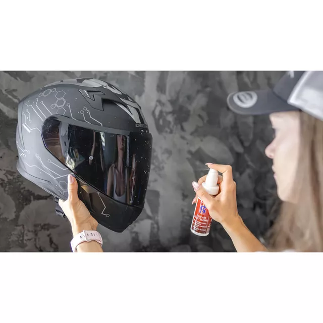 Čistič hledí S100 Visor & Helmet Cleaner 100 ml s mikrovláknovou utěrkou