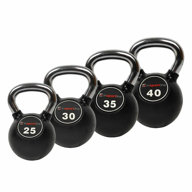 Rubber-Coated Dumbbell inSPORTline Ketlebel Profi 35 kg