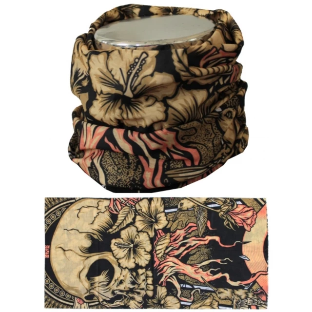 Neck Warmer MTHDR Scarf Skull Flower