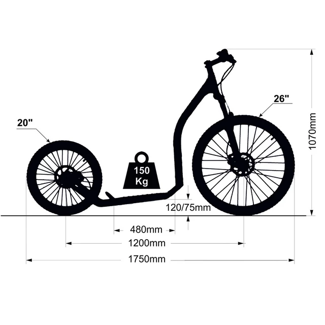 Kolobežka Crussis Cross 5.2