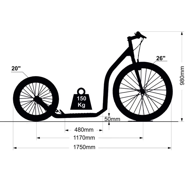 Koloběžka Crussis Urban 3.4 žluto-růžová