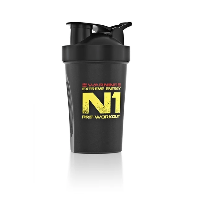 Shaker Nutrend 400 ml - černá - černá