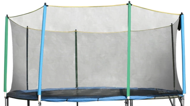 Ochranná sieť bez tyčí k trampolínam 183 cm - na 6 tyčí - 2. akosť