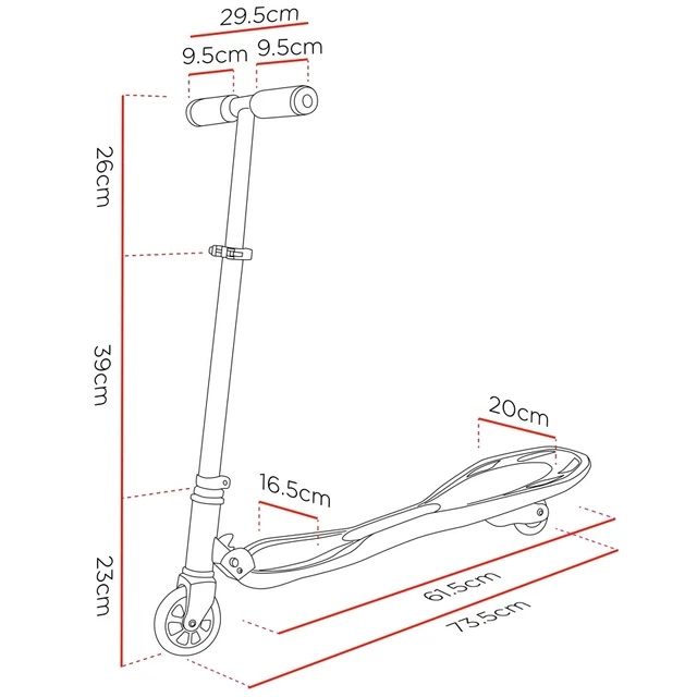 Roller Street Surfing Wave Scooter Kustruktiv