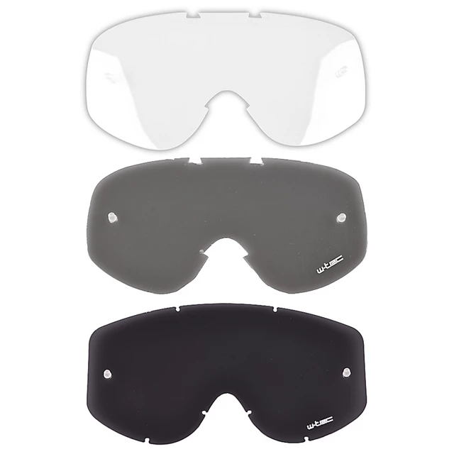 Spare lens for moto goggles W-TEC Major - Dark